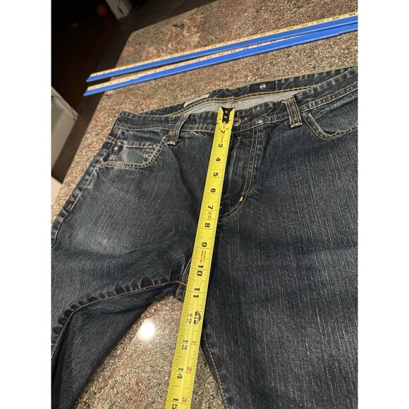 AG Adriano Goldschmied The Matchbox Slim Straight Blue Denim Jeans Pants 38 - Picture 9 of 12